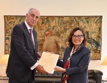 البوريني يقدم أوراق اعتماده سفيراً فوق العادة ومفوضاً لدولة فلسطين لدى البرازيل