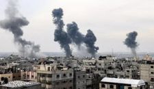 8 شهداء بقصف الاحتلال لجنازة في مخيم النصيرات وسط قطاع غزة