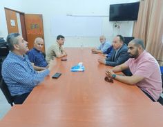 وفد رياضي مقدسي يزور النادي الأهلي القلقيلي