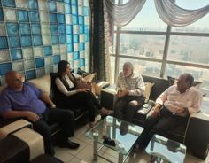 ممثل المنظمة الألمانية الدولية للتنمية والسلام تزور مقر الجمعية الفلسطينية لأمراض نزف الدم