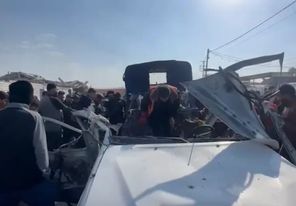 استشهاد 9 من عناصر الشرطة بقصف إسرائيلي وسط قطاع غزة